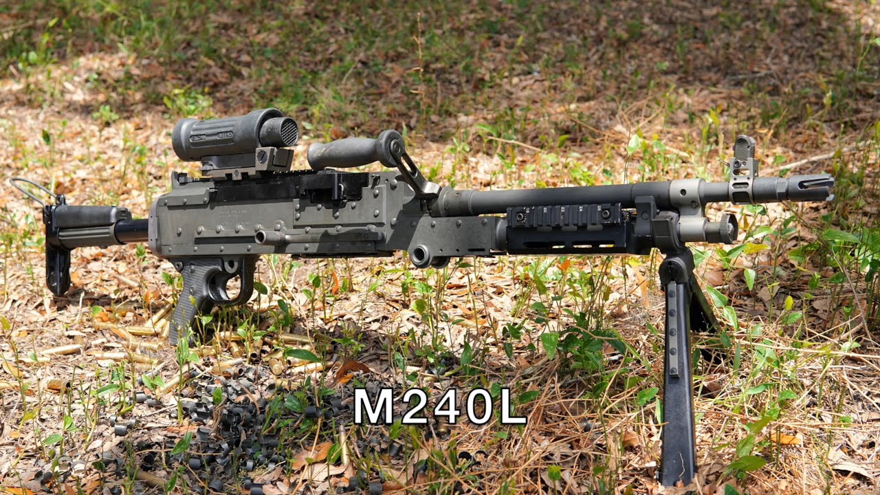 Shooting the M240L!