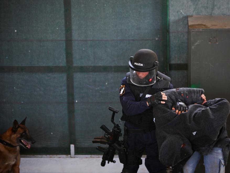 Portuguese Special Forces: Grupo de Operações Especiais (GOE) operators during the counter-terrorism training exercise