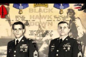 Gary Gordon and Randy Shughart, two Delta Force snipers who have been awarded Medal of Honor for his actions during the 1st Battle of Mogadishu in Somalia on October 3, 1993