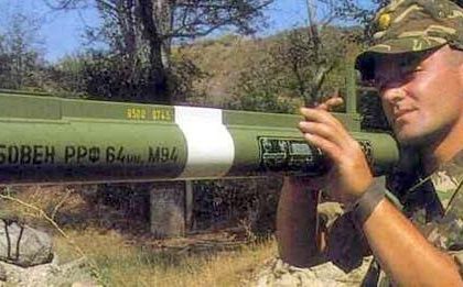 M80 zolja fired by Macedonian soldier during exercise (Photo: MyCity)