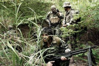 Long Range Surveillance Unit during patrol