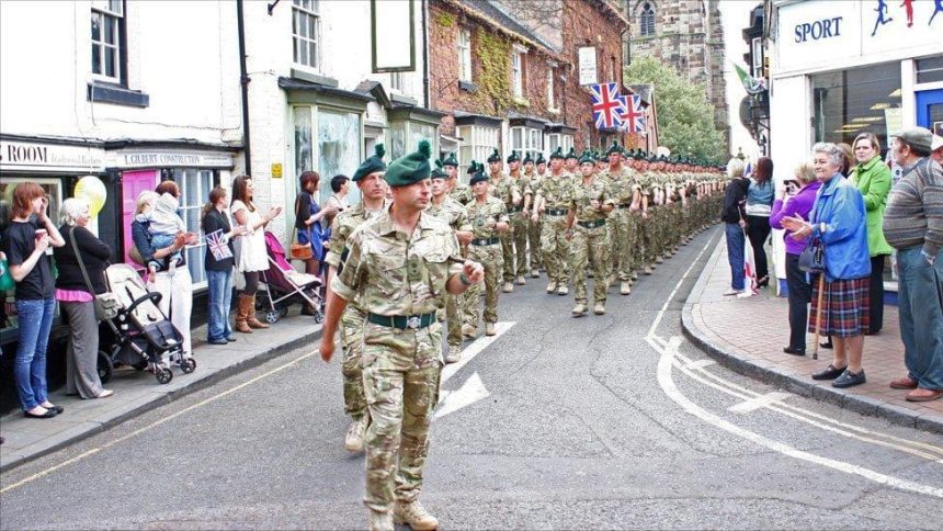 Soldiers of Royal Irish Regiment