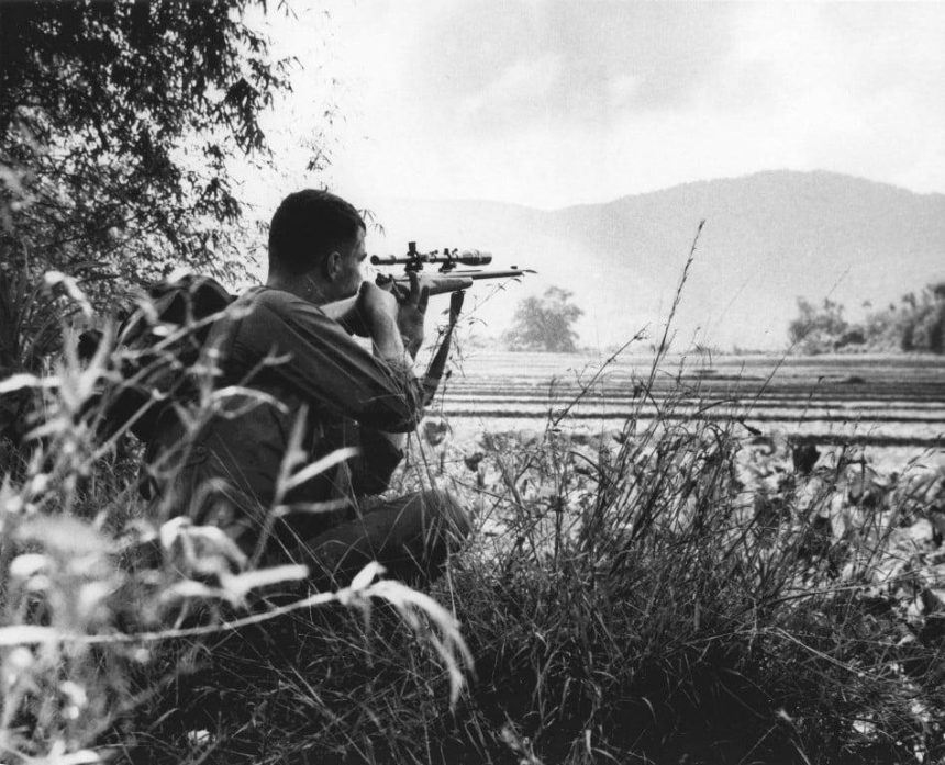 USMC sniper in Vietnam war