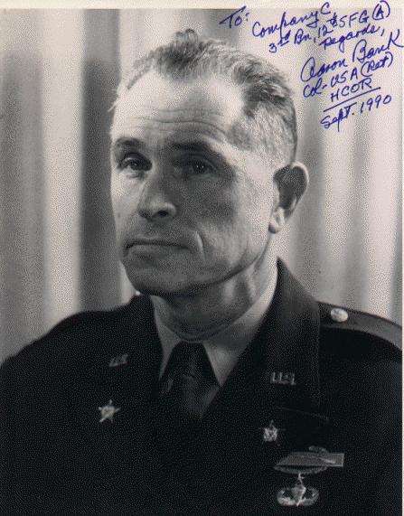 Aaron Bank Green Beret