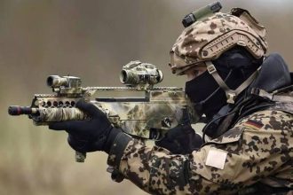 Kommando Spezialkräfte Marine Operator during the training