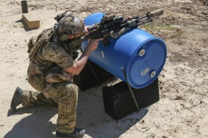 Green Beret sniper during annual competition