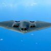 U.S. Air Force B-2 Spirit stealth bomber flying during mission