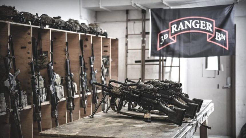 75th Rangers Regiment Team Room in Afghanistan