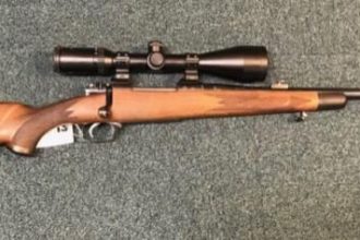 Musgrave Model 90 with scope mounted