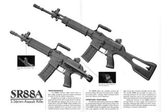 SR 88A assault rifle chambered in 5.56mm