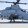 AH-1Z helicopter equipped with AGM-179 JAGM missiles