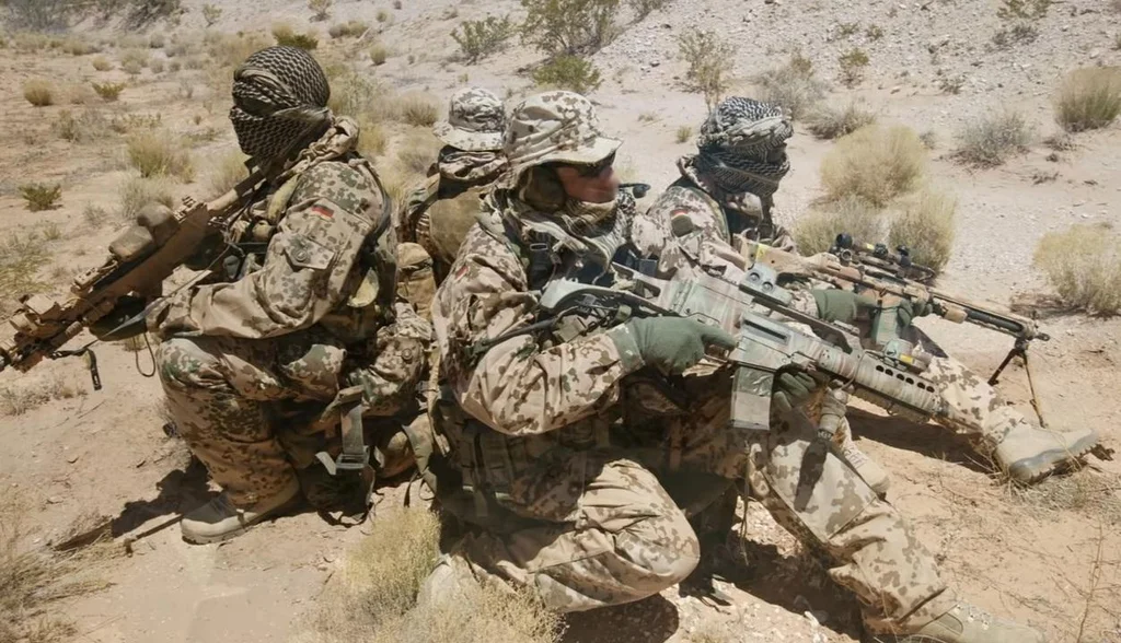 German KSK operators on excercise in Texas, USA