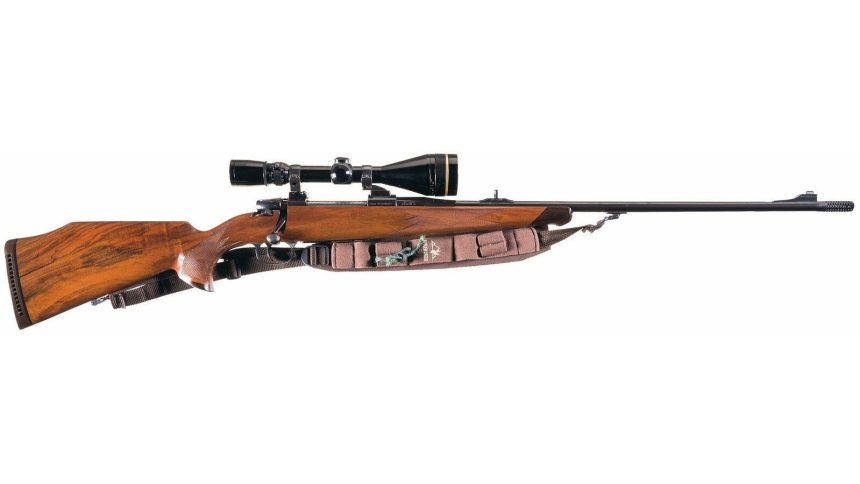 Friedrich Wilhelm Heym SR-20 bolt action rifle with scope