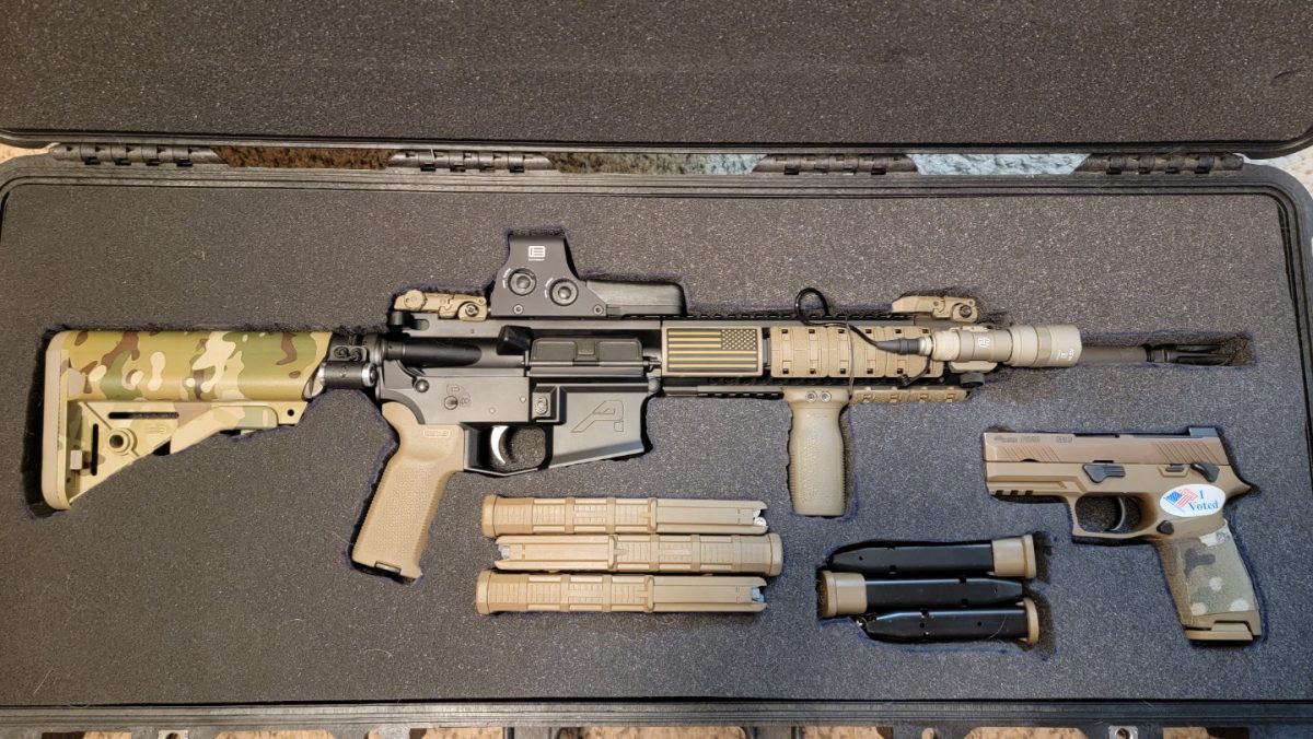 Sig Sauer SIG 516 and MK 18 in the box