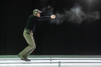 UF PRO P-40 Mark I Range Pants designed for competitive shooting athletes