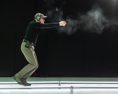 UF PRO P-40 Mark I Range Pants designed for competitive shooting athletes