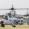 AH-2 Rooivalk on static display at an international airshow